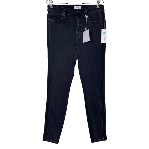 Pistola High-Rise Tuxedo Stripe Skinny Jeans, 29 - Picture 1 of 10
